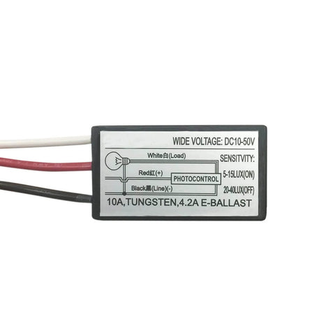 Outdoor Dusk To Dawn Photoelectric Sensor Switch For Easy Install Hard Wired Lighting Auto On Off Post Eye Light Controller DC 8-50V
