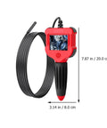 5.5mm Waterproof Borescope Camera Handheld Inspection Tool With 1m Cable And HD Screen For Vehicle And Engine Repair