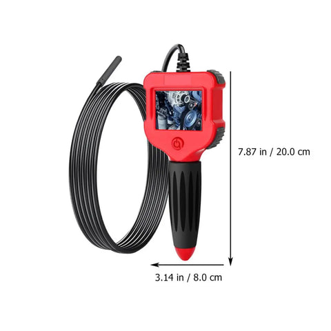 5.5mm Waterproof Borescope Camera Handheld Inspection Tool With 1m Cable And HD Screen For Vehicle And Engine Repair