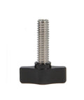 Rock Solid 5/16 X 1 Thumb Screws With Sleek Black Aluminum Knobs And Durable Stainless Steel Threads For Quick No Sweat Diy Builds And Top Shelf Shop Upgrades Pack Of Four. Black aluminum thumb screw with stainless steel threads.
