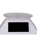 Desktop Wind Turbine Model Powered By Solar Energy ABS Plastic Mini Windmill For Education And Fun Solar Panel Base