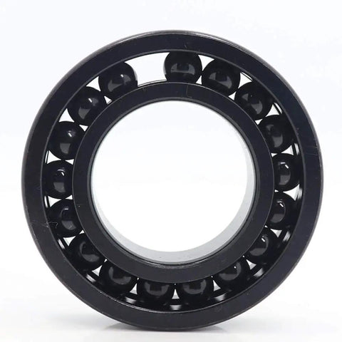 Heavy Duty High Temperature Ball Bearing 70x110x20mm Full Complement with black steel balls for extreme heat up to 500 degrees C.
