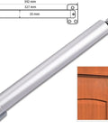 Heavy Duty Automatic Door Closer With Aluminum Alloy Body, Smooth Soft Closing, Gas Spring, Adjustable Closing Speed diagram