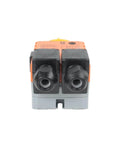 Front view of Beefy 5Nm Damper Actuator For HVAC Airflow Control with dual connection ports and compact design.