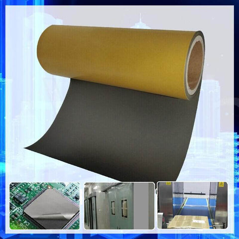 Rolled Beefed-Up Ferrite Shielding Sheet For Electromagnetic Waves, Anti-Metal RFID NFC Absorbing Material, 200x300x0.2mm