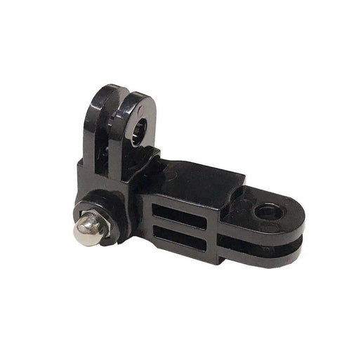 Three Way Adjustable Extension Pivot Arm Mount For Action Cameras Like 11 10 9 8 7 6 5 Black Session 5 4 Long And Short Extensions For Vertical Or Horizontal Angles Durable High-Impact ABS Rugged For Skiing Surfing Racing black ABS pivot arm with screw