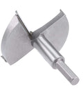 Forstner drill bit, 70mm tungsten carbide, gray wood hinge hole cutter