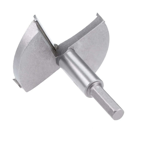 Forstner drill bit, 70mm tungsten carbide, gray wood hinge hole cutter