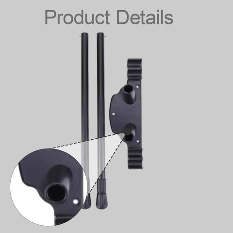 Heavy Duty Folding Table Legs Set Lightweight And Sturdy Metal Supports close-up details with mounting holes and foldable metal legs