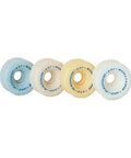 Quad Roller Freestyle Wheels Set of 8 for Quad Skates 57mm 53D Hardness MonoCompound, various colors displayed