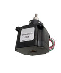 Precision Linear Motor 57H4A-05-A12 with wires, designed for 1200N thrust and smooth motion in robotics applications.