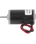 Side view of 24V Adjustable Speed Permanent Magnet DC Motor With CW CCW Rotation Low Noise Stable Output All Metal Construction