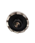 Close-up of Dope HSS Hole Saw Kit With Spring Loaded Twist Drill Bits 20.5mm Cutting Diameter showing saw teeth