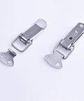 12Pcs Stainless Steel Spring Loaded Toggle Latches with 48Pcs Mounting Screws 72mm Overall Length Built Tough Box Chest Trunk Latch