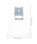 Heavy Duty Clear Plastic Shield For Bench And Angle Grinder Featuring Dust Blocking Guard And Wear Resistant Material To Keep Your Peepers Safe As You Crush Every Shop Project, 13.3cm x 17.9cm, clear acrylic and metal.