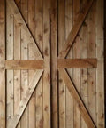 Premium Oil Based Penetrating Interior Wood Stain With Low Voc Levels For A Dang Good Natural Wood Look That Glides On Easy And Enhances Real Grain Texture In A Handy Half Pint Can used on rustic wooden doors with diagonal brace design.