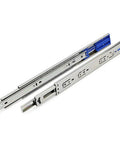 Six Pairs 18 Inch Full Extension Soft Close Drawer Slides With Ball Bearing Side Mount 100 Lb Capacity Zinc Plated