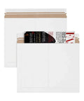 Rigid Mailers For Shipping Photos Keep It Flat With Peel And Seal Closure 323mm By 229mm White 25 Pack showing front view