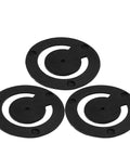 3 Pack Round Rubber Seals for Well Pump Check Valve Weatherproof Replacement Gaskets on white background