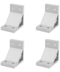 Heavy Duty Aluminum Corner Bracket Set For 2040 Extrusion Profiles 90 Degree Inside Fasteners 4 Pack Sturdy Corner Joints Connectors