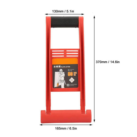 Professional Grade Tough Badass Workhorse Abs Panel Carrier Clamp Board Lift Hoist with ergonomic handle for drywall hauling.