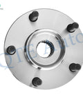 Top view of a front wheel hub bearing assembly for 2014 to 2018 Mazda 3 Sport L4 2.0L or 2.5L direct fit replacement