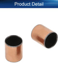 10 Piece Pro Grade Sleeve Bearing Set 15mm Bore 17mm Outer Diameter 20mm Long Oilless Bushing Bronze Sintered Coating wear-resistant bushings displayed.