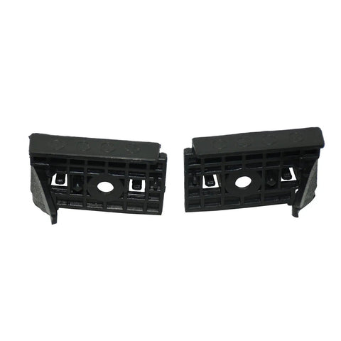 Heavy Duty Front Fender Bracket Support Holders Pair Left And Right Bolt In Replacement For Tesla Model 3 2017 To 2021, black stamped steel construction.