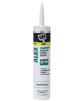 Painter's Acrylic Latex Caulk White 10.1 Oz All Purpose Sealant For Interior And Exterior Use Adheres To Wood Plaster Drywall And Masonry Low Odor Paintable In 2 Hours Water Cleanup In 24 Hours, front view.