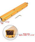 12 Inch Jointer Planer Blade Sharpener Jig For Woodworking Knives, Aluminum Pro Grade Sharpening Tool, Easy 45 Degree Slot Alignment And Quick Blade Install, 1 Pack