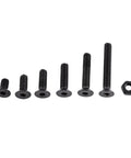 M3 Hex Socket Screws And Nuts Kit, Alloy Steel 250PCS Assorted Bolts Set, M3 X 6mm 8mm 10mm 12mm 16mm 20mm, Flat Head, Perfect For DIY 3D Printing, Sheet Metal, Woodworking And Home Repairs. M3 hex socket screws and nut