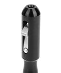 Close-up of black Top Rated Small And Lightweight Welding Tig Pen for Argon Arc with convenient slider for quick operation.