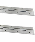 Built Like A Tank Two Pack 72 Inch Heavy Duty Aluminum Piano Hinges 2 Inch Wide.090 Thick Continuous Door Hardware.