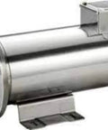 Built Tough Stainless Steel DC Motor 2 Hp 1800 Rpm 180 Vdc Variable Speed Tefc Ip66 Washdown Ready Workhorse Frame 145tc Sealed Bearings No Fuss Industrial Powerhouse stainless steel body with durable flange mount.