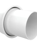 Lawn Drainage Grate Adapter For 3 Inch And 4 Inch SCH 40 Pipes With Seamless Transition Durable Polypropylene Connector side view