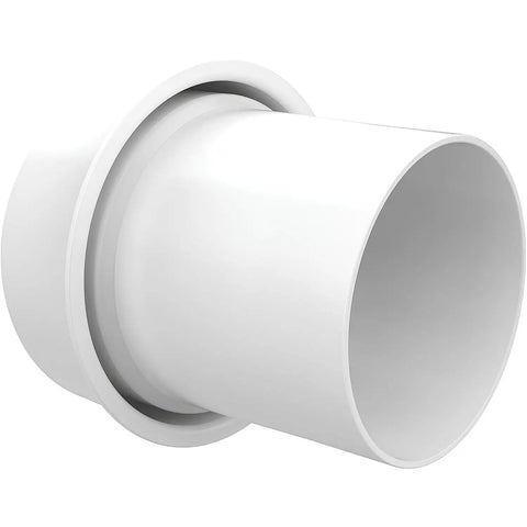 Lawn Drainage Grate Adapter For 3 Inch And 4 Inch SCH 40 Pipes With Seamless Transition Durable Polypropylene Connector side view