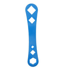 Heavy Duty Oil Drain Screw Removal Tool And 30mm Hexagonal Socket Wrench For Cars, blue steel grip for ease and precision.