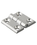 Concealed Rotating Cabinet Door Hinge Heavy Duty Zinc Alloy Butt Hinge Easy Install Wear Resistant Strong Load Bearing Silver 40x40MM