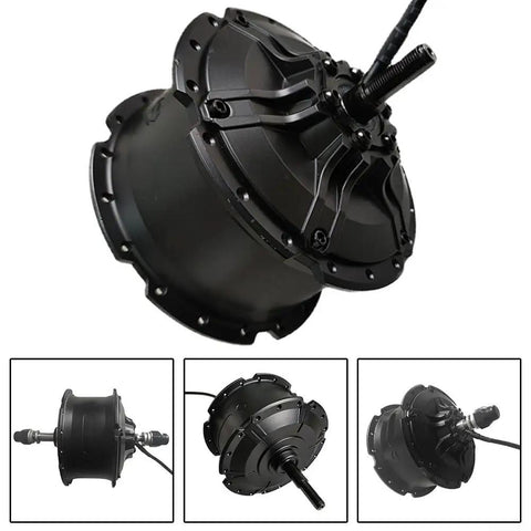 Hardcore 48V 750W Brushless Rear Hub Motor For Fat Bikes With 9-Pin Output Copper Windings Fits 175mm Or 190mm Forks Easy Install Kit