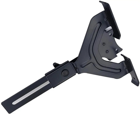 Super Durable Adjustable Edge Guide Fence Jig For Woodworking Routers Quick Attach Slide System featuring a sturdy black metal design for precise cuts.