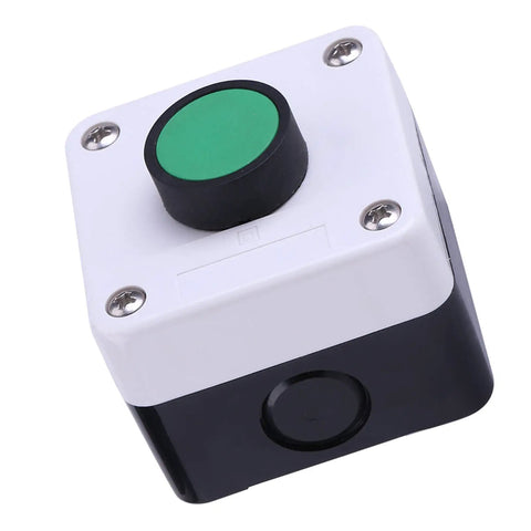 One Button Control Box For Electric Gate Opener with large push switch, 110 Volt power, heavy duty ABS housing, weatherproof design