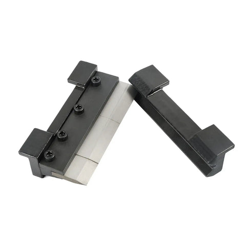 5 Inch Magnetic Vise Mount Metal Brake Bender For DIY Metalworking And Small Box Fabrication, Bends 14 Gauge Steel And One Eighth Inch Aluminum, Quick Release Clamp With Removable Fingers