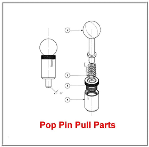 Heavy Duty Spring Loaded Pull Pin With 3/8 Inch Plunger To Get Your Shop Moving With Quick Change Weld On Steel Barrel Parts Diagram