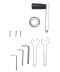 Dude, this Electric Manual Wire Stripper Is A Total Game Changer. Crank It By Hand Or Hook It To An Electric Drill! Tool kit with stripping accessories.