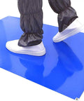 Sticky Mats For Clean Rooms Blue 24 By 36 Inches Walk Off Tacky Mats For Construction Home Lab Pet Garage Warehouse Floors 4 Pads With 30 Sheets Each Includes - cleanroom boots on mat