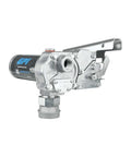 M-1115S-PO Fuel Transfer Pump For Stationary Tanks, 12 GPM At 115V, Built Tough For Gasoline Blends Up To E15, Diesel Up To B20, And Kerosene, Includes Spin Collar And Lockable Nozzle Holder For Quick, Safe Refills. Stationary fuel transfer pump with aluminum body