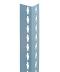 Rock Solid Heavy Duty Boltless Shelving Unit 48 X 18 X 60 Inches Steel vertical support upright with punched holes for assembly.