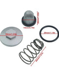 Awesome Heavy Duty GY6 139QMB Engine Oil Drain Plug Filter Kit For Honda PCX125 Scooter And Moped ATV With Easy Installation And Long Lasting Performance, oil drain plug set with mesh filter, spring, O-ring