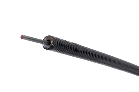 Heavy Duty 10 Ft PTO Cable Control Assembly Features Dead Nuts Durability And Slick Push Pull Shift connecting wire end.