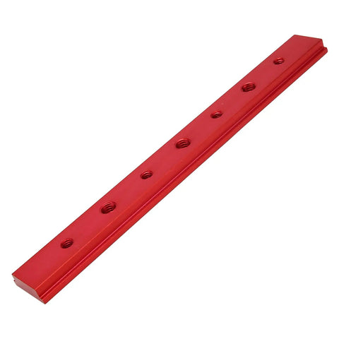 Red 200mm T Slot Miter Track Jig for Woodworking Pro Grade Aluminum Alloy Miter Bar Accessory With Smooth Sliding And Precise Cutting